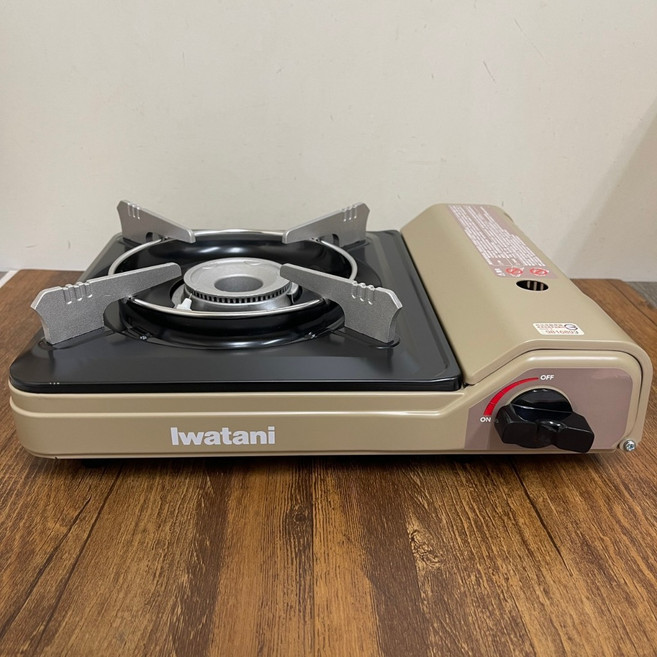 Iwatani 岩谷 磁吸式防風瓦斯爐 CB-VT-1 3.0kW 香檳金, 1個, 金色
