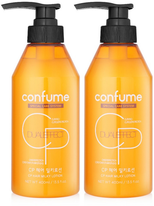 컨퓸 헤어 밀키로션, 400ml, 2개