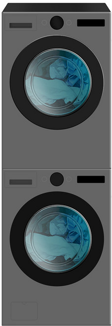 LG 트롬 오브제컬렉션 + 건조기 + 스태킹키트 KFG19VN-9VN 세탁19kg 건조19kg 방문설치, 모던 스테인리스 + 스테인리스 실버