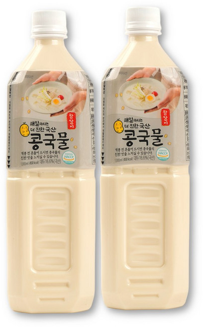 참살이 더 진한 국산 콩국물, 2개, 1L