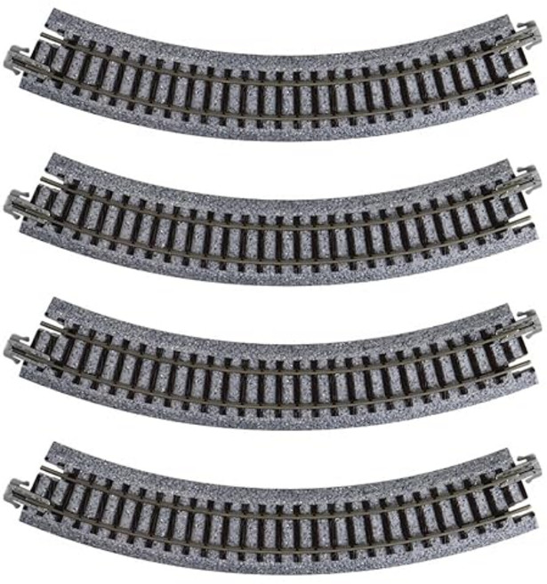 KATO N 게이지 유니트랙 컴팩트 곡선 선로 R183-45° 4개입 20-172 철도 모형 용품, 1개, 상세페이지 참조