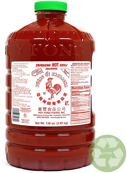 후이퐁 닭표 스리라차 핫칠리 시즈닝 3.859kg, 1개
