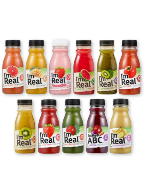 풀무원 아임리얼 혼합 랜덤190mL, 12개, 190ml