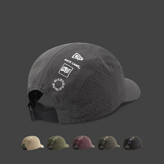 숏캡 볼캡 숏챙 챙짭은 러닝 등산 캠핑 스포츠 낚시 아웃도어 말아톤 민자 모자, 차콜, 1개