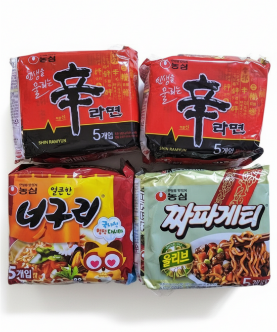 농심 신라면10봉+너구리5봉+짜파게티5봉 20개
