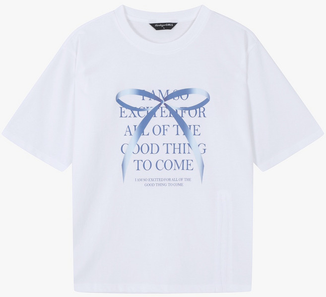 NC충장점 <<25년 여름 신상>> 더데이걸 사이드셔링스토퍼티셔츠 TGRA253Y3 #반팔 #셔링