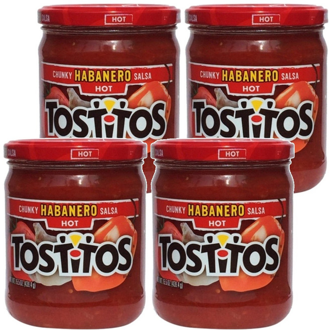 토스티토스 하바네로 살사소스, 439.4g, 4개