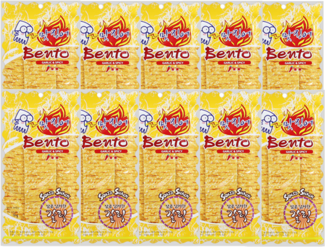 벤토 맛징어 갈릭앤스파이시, 상세페이지 참조, 10개