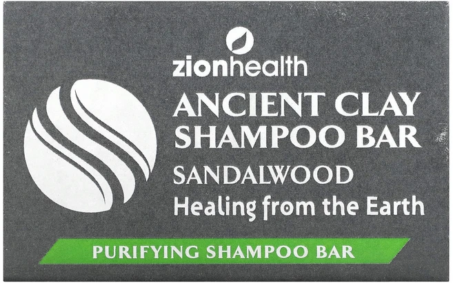 Zion Health 에인션트 클레이 샴푸 바 샌들우드 70g(6oz), ZionHealth에인션트클레이샴푸바샌들우드70g6oz, 70g, 1개 - 쿠팡