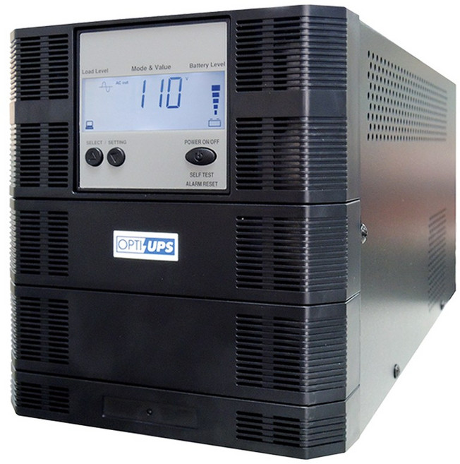 OPTI-UPS DS1500F 在線式不斷電系統 雙轉換純淨正弦波輸出 LCD顯示 穩壓保護, 1個