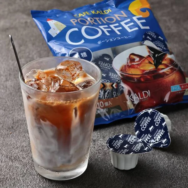 [일본정품]칼디 포션 커피 무가당 10개입 4515996943362, 3개, 18g - 쿠팡