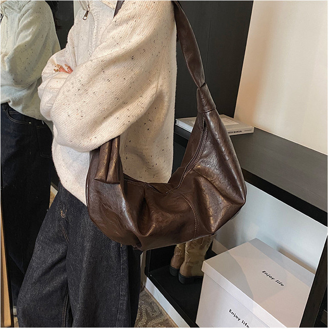 샤이닝포인츠 빈티지 소수의 대중 캐주얼 숄더백 여성가방