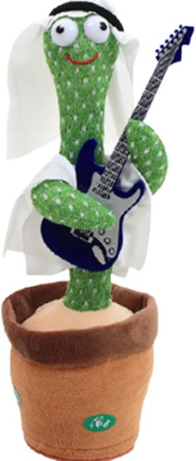 다다랜드 말하는 선인장 작동인형, 35cm, 아랍기타선인장, 1개