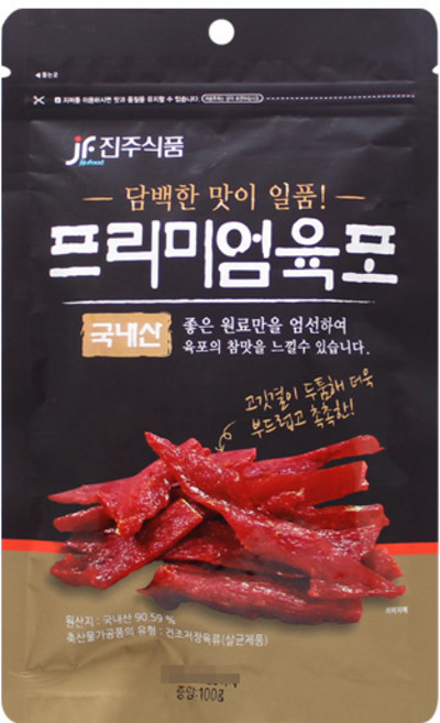 진주 프리미엄 육포 [100g], 100g, 1개