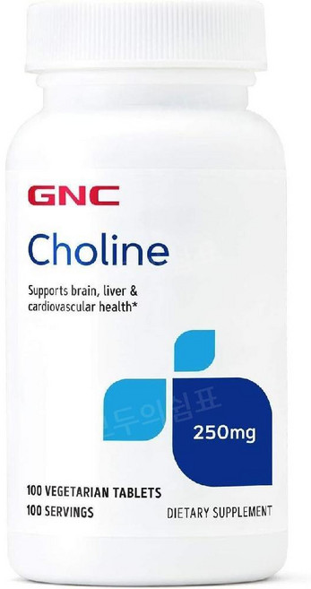 GNC 콜린 250mg 100캡슐 식물성캡슐 Choline, 1개, 100정
