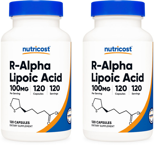 뉴트리코스트 R-알파리포산 100mg 120 캡슐, 120정, 2개