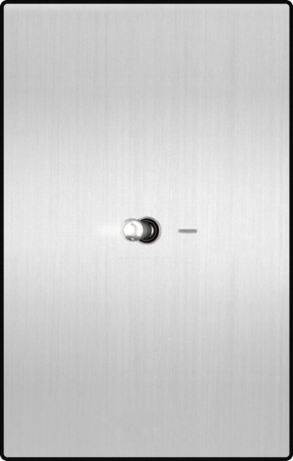 베코 베토 실버 토글 스위치 VEKO BETO, 실버 1개용 1구 [Logo X], 1개
