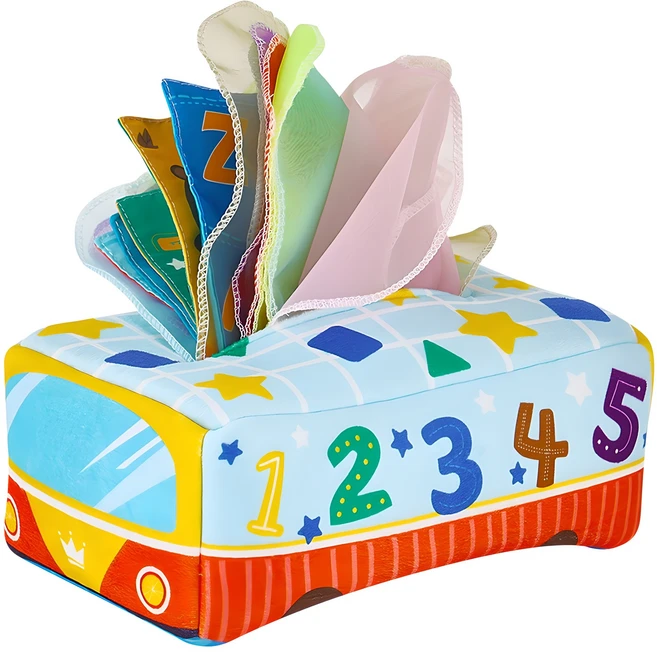 캐스비 유아용 튼튼 티슈촉감놀이, 랜덤 발송, 1세트 - 쿠팡