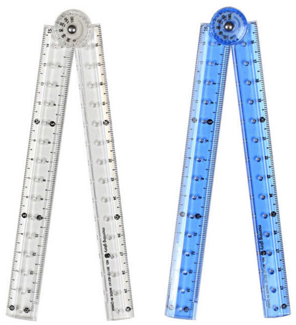 모닝글로리 스마트 포인트 더블 겹자 2 30cm, 2개