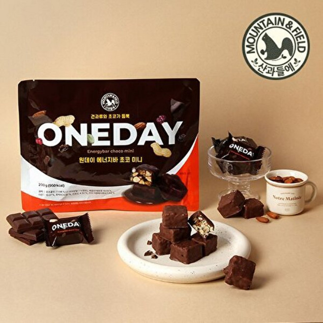 산과들에 T 원데이에너지바초코미니200g*5봉