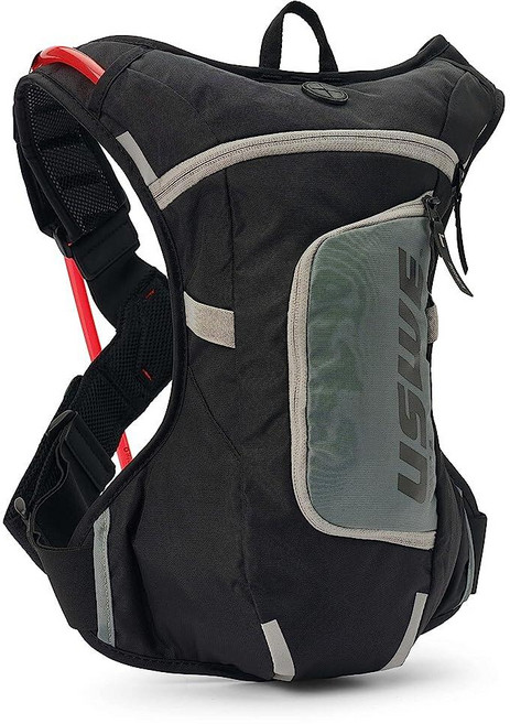 USWE Moto Hydro 12L 하이드레이션 팩 3.0L/100온스, 4l, 블랙 그레이