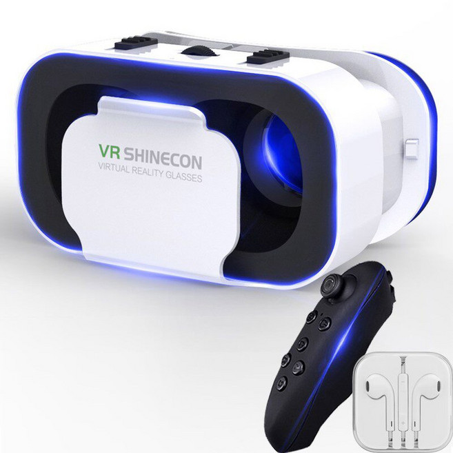 핸드폰VR기기 입체영상 증강현실 스마트폰VR 게임 3D게임, 5세대 + 일반 핸들 + 휴대폰 헤드셋, 1개