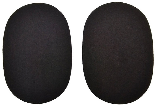 스웨이드 패치 의류 수선패치 세무 와펜 포인트용 무릎패치 팔꿈치 13컬러, 블랙(1장), 2개