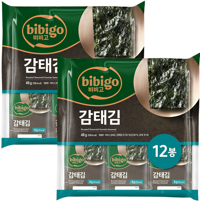 비비고 감태김, 4g, 24개