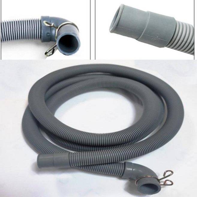 드럼 세탁기 배수호스2m DY-0498 삼성 엘지 대우 LG 전기종호환, 상세페이지 참조, 1개