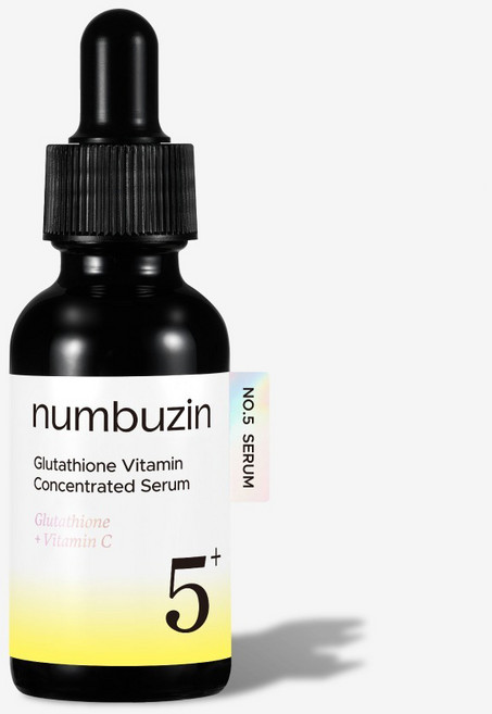 numbuzin No.5 亮白維生素精華液 改善暗沉 淡化痘疤 提亮膚色 展現健康光澤, 1件, 30ml
