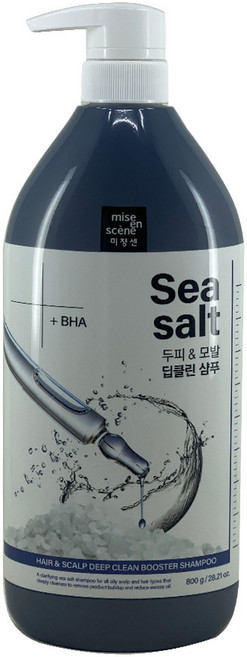 미쟝센 헤어 앤 스칼프 딥클린 부스터 샴푸 씨쏠트, 800g, 1개