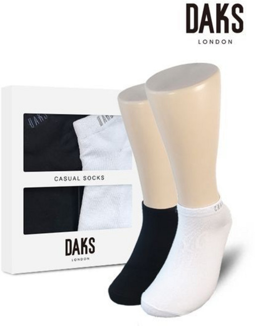 (매장)닥스 []닥스양말 남성 2족 선물세트 스니커즈 무지 23332 175387
