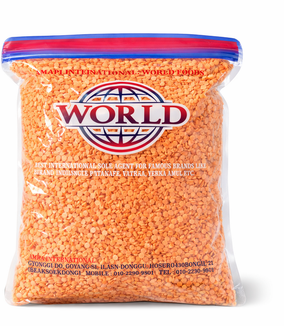 World Masoor Dals Red lentil 레드렌틸 마수르달, 1개