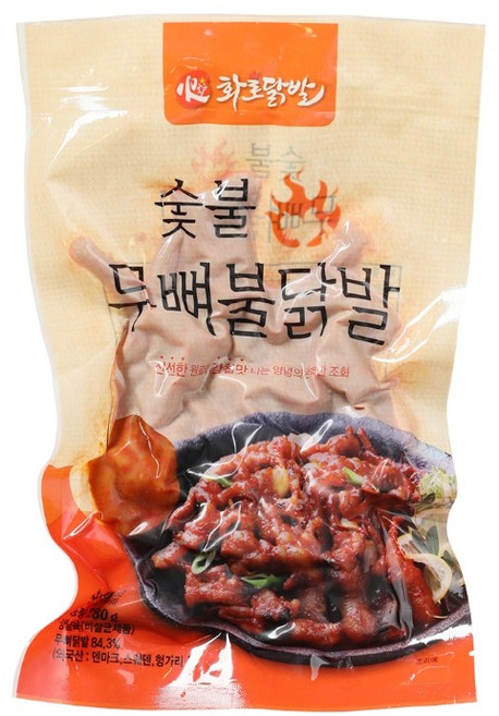 화로닭발 숯불무뼈 불닭발, 280g, 10개