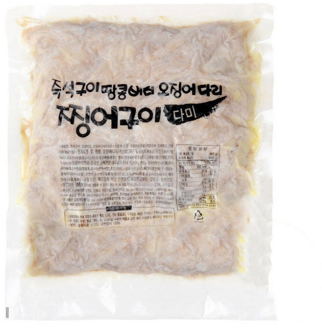 대용량 땅콩 버터 오징어 대용량 다미 800g 실속형 오징어다리 찡어구이, 1개