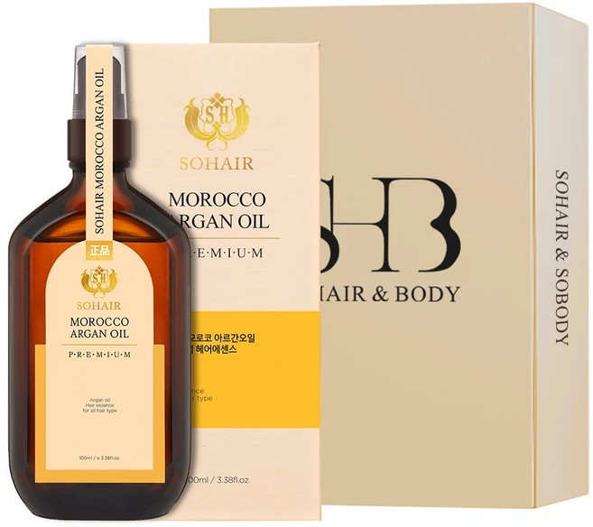 쏘헤어 모로코 아르간오일 데미지 케어 헤어에센스, 100ml, 1개 - 쿠팡