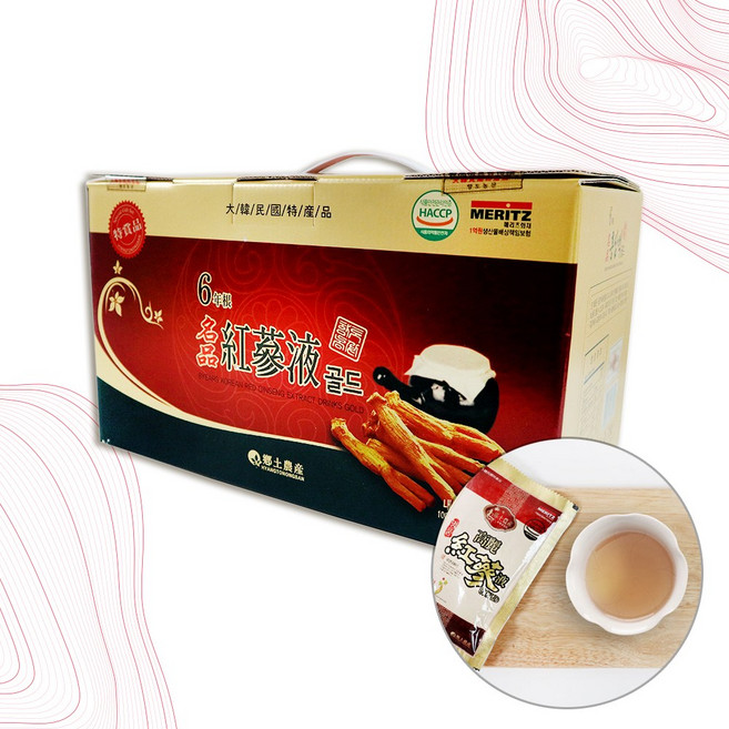 굿소일즈 6년근 금산 고려 홍삼 추출액 100% 재래식 저온 공법 프리미엄 60포, 6000ml, 1세트, 6L