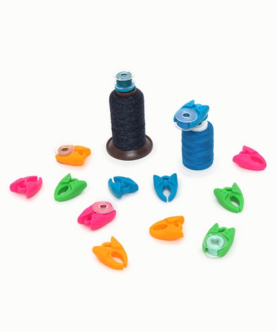 퀼트스타 레인보우 보빈 클램프 12개입, 혼합, 1세트