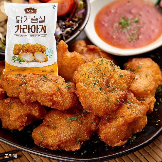 MMMALL 국내산 닭가슴살 가라아게, 10개, 1kg