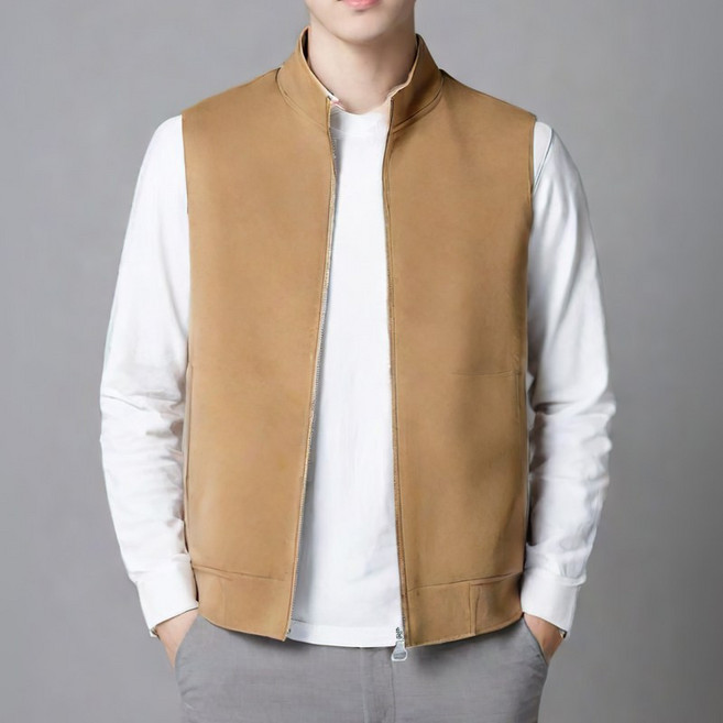 봄가을신상 남성조끼캐주얼집업민소매나시 코트 스포티나시 CIILLNY