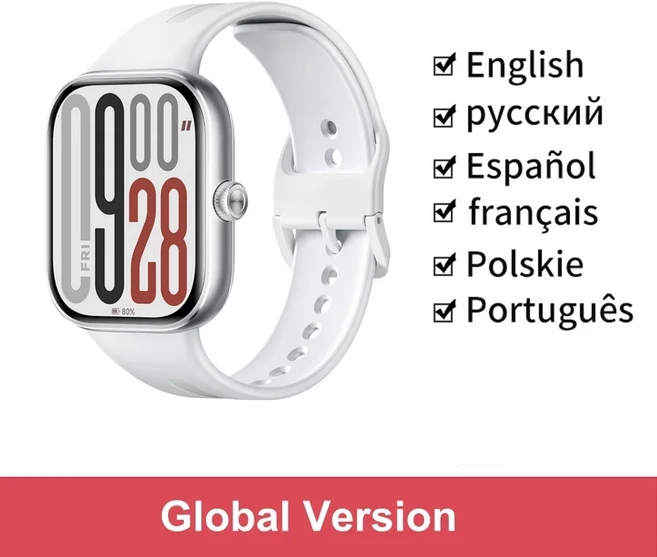 Xiaomi Redmi Watch 5 글로벌 버전 2.07" AMOLED 디스플레이 24일 배터리 수명 GNSS Bluetooth 통화 Mi Sma, 01 CHINA, 17 Gray