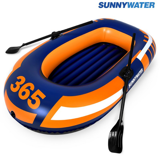 써니워터 365보트 2인용 물놀이 보트 고무보트 튜브보트 에어보트 낚시보트