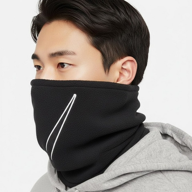 나이키 넥워머 플리스 2.0 보온성 방한마스크 신축성 스우시 자수로고