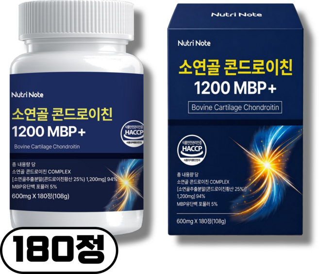 뉴트리노트 소연골 콘드로이친 1200 MBP, 1박스, 180정