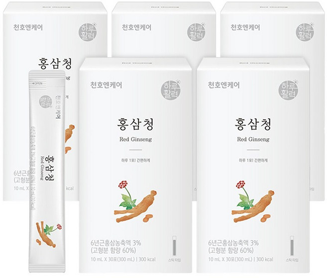 천호엔케어 홍삼청, 10ml, 150개