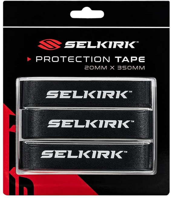 Selkirk 셀커크 Sport Pickleball Edge Guard Tape 15mm x 350mm Black | Heavy-Duty Paddle Protection Lig, 블랙