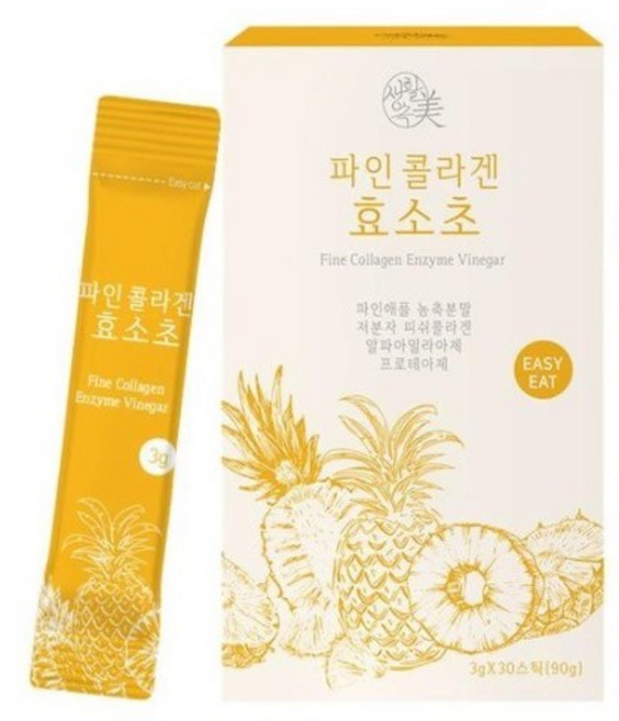 생활속미 파인콜라겐 효소초 30p, 90g, 1개