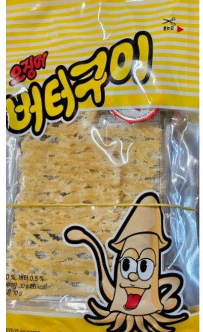 한양식품 오징어 버터구이, 3개, 30g