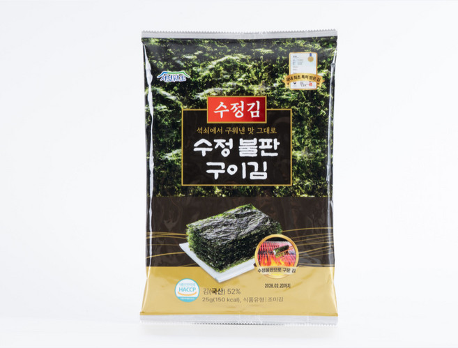 [서천원조 선물세트] 수정 불판구이김 전장 25gx10봉, 25g, 10개