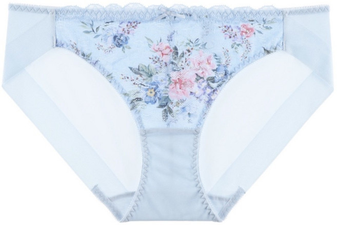 섹시쿠키 스프링 플라워 햄팬티 블루/옐로우